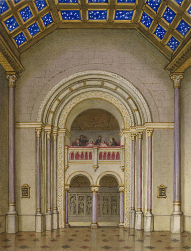 Reinhardsbrunn: interior of the chapel with royal pew Reinhardsbrunn: interior of the chapel with royal pew