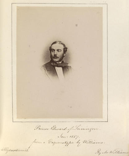 'Prince Edward of Leiningen'; Prince Edward of Leiningen (1833-1914)