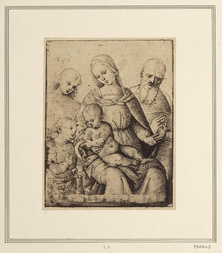 The Holy Family with the Infant Baptist and an Angel
