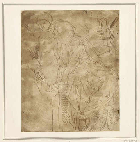 A study for the fresco 'The sybils'