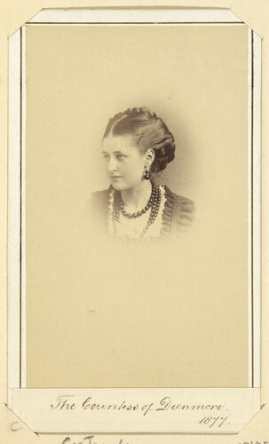 The Countess of Dunmore. 1877. [Royal Household Portraits. Volume 55. ]