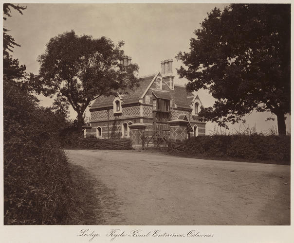 Lodge. Ryde Road Entrance, Osborne