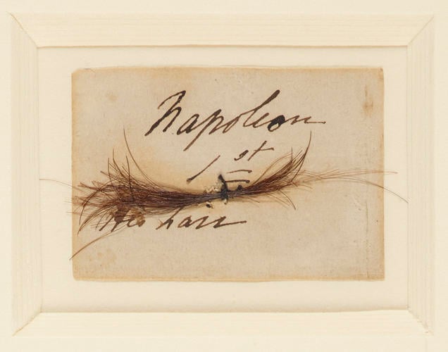 Master: Relics of Napoleon
Item: A lock of Napoleon Bonaparte's hair
