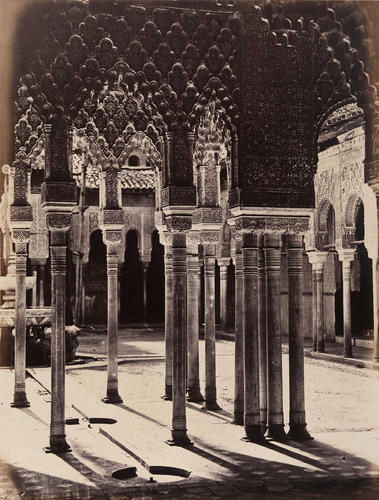 Entrance to the Court of Lions, Granada Entrance to the Court of Lions, Granada