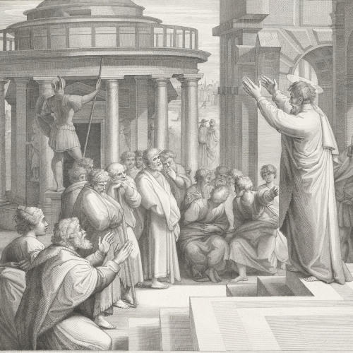 St Paul Preaching at Athens
