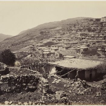 Rashaya, a mostly Druze-inhabited town, was the scene of conflict in June 1860. The Prince wrote: 'In this town, 400 to 500 Christians were massacred and we saw still the remains of the burnt houses.' In July, the conflict spread from this area into Damas